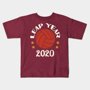 Leap Year 2020 Volleyball Kids T-Shirt